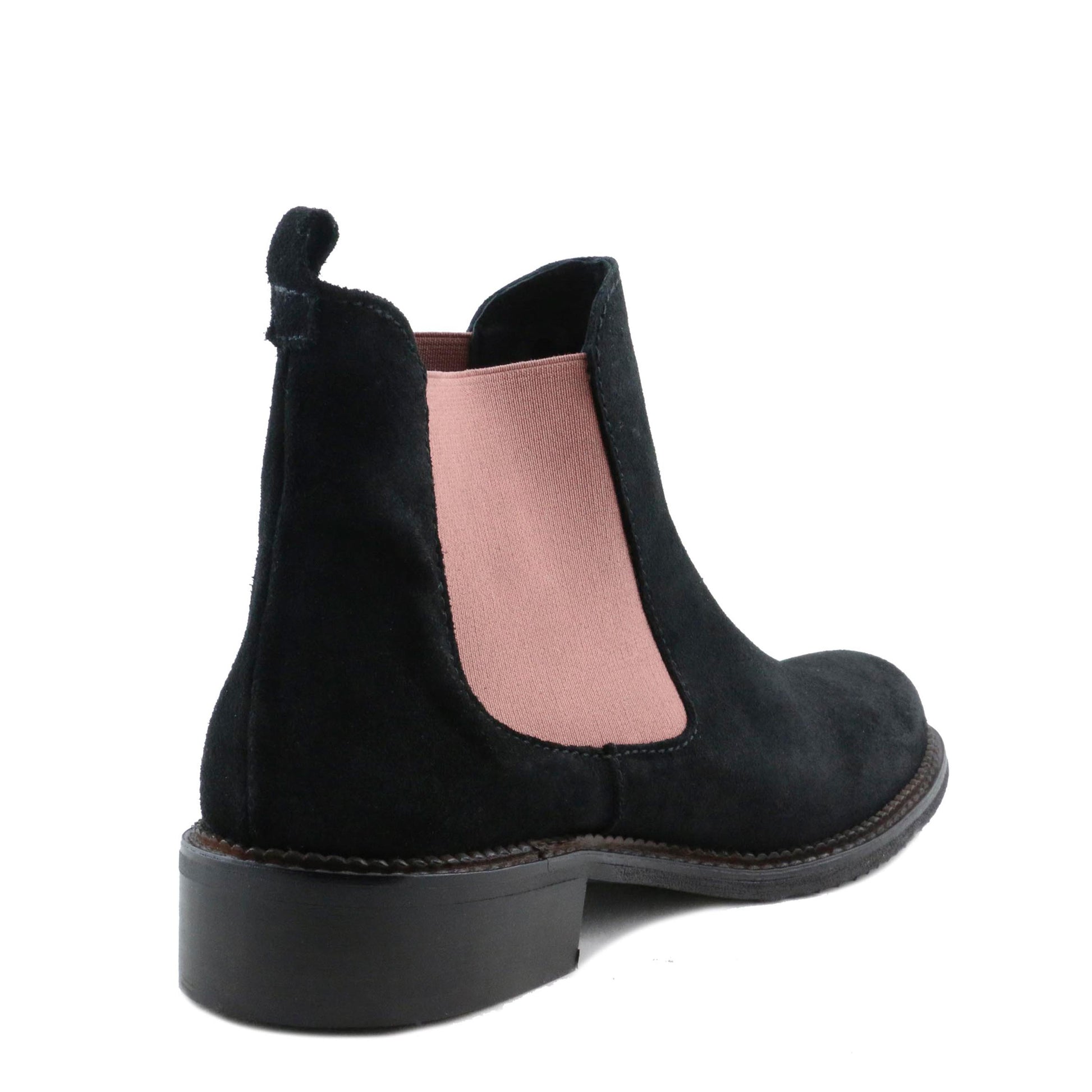 Botín serraje negro con elástico NEOLI de Jeromín - NEOLI-31ROSA-3.jpg