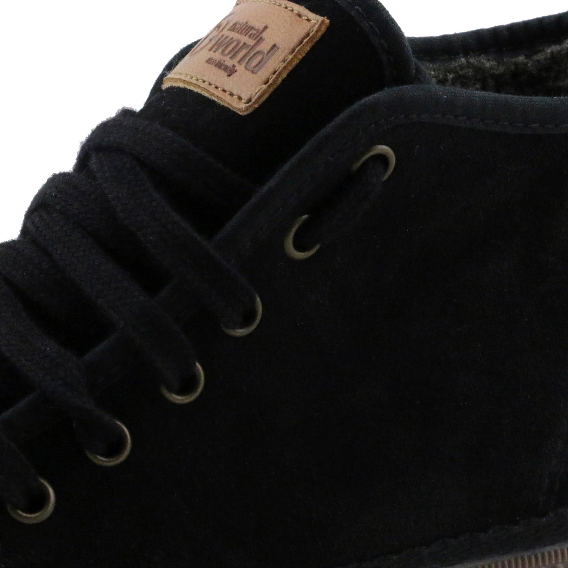 Bota ante negro forrada con cordón 528 Natural World - 528-31-5.jpg