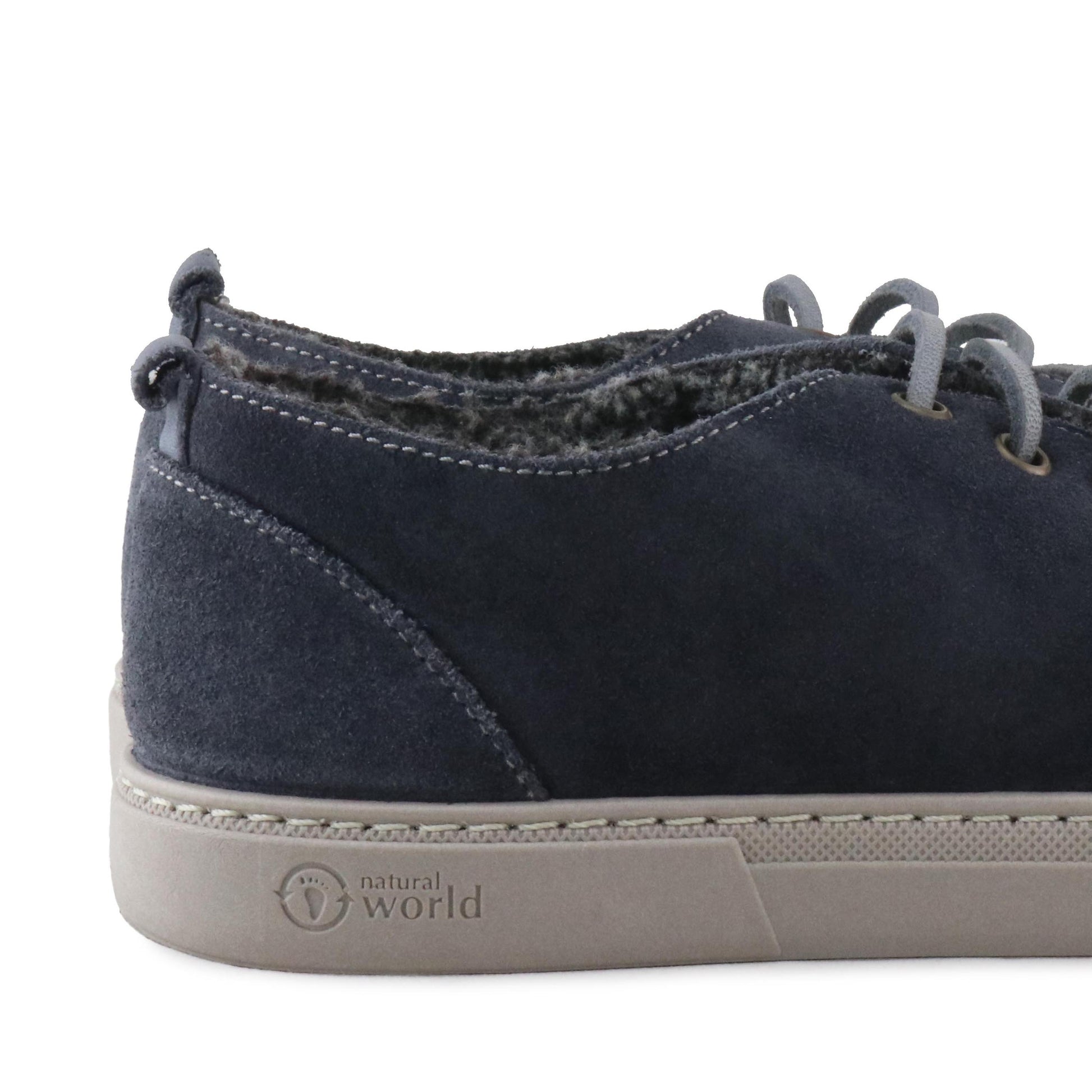 Zapatilla negro lavado con cordón 6204 Natural World - 6204-144-6.jpg