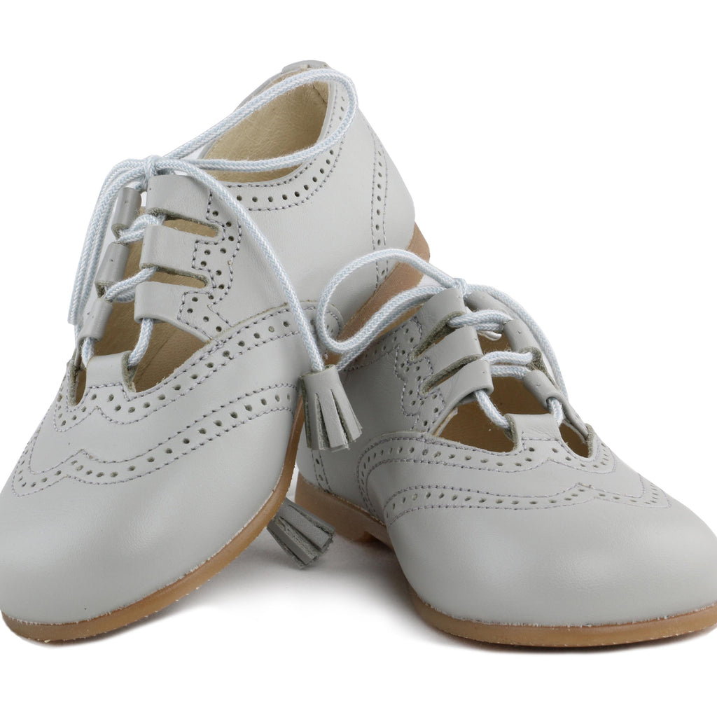 Angelito picado elegante gris claro con cordón 3992 Jeromín - 3992-17-6.jpg