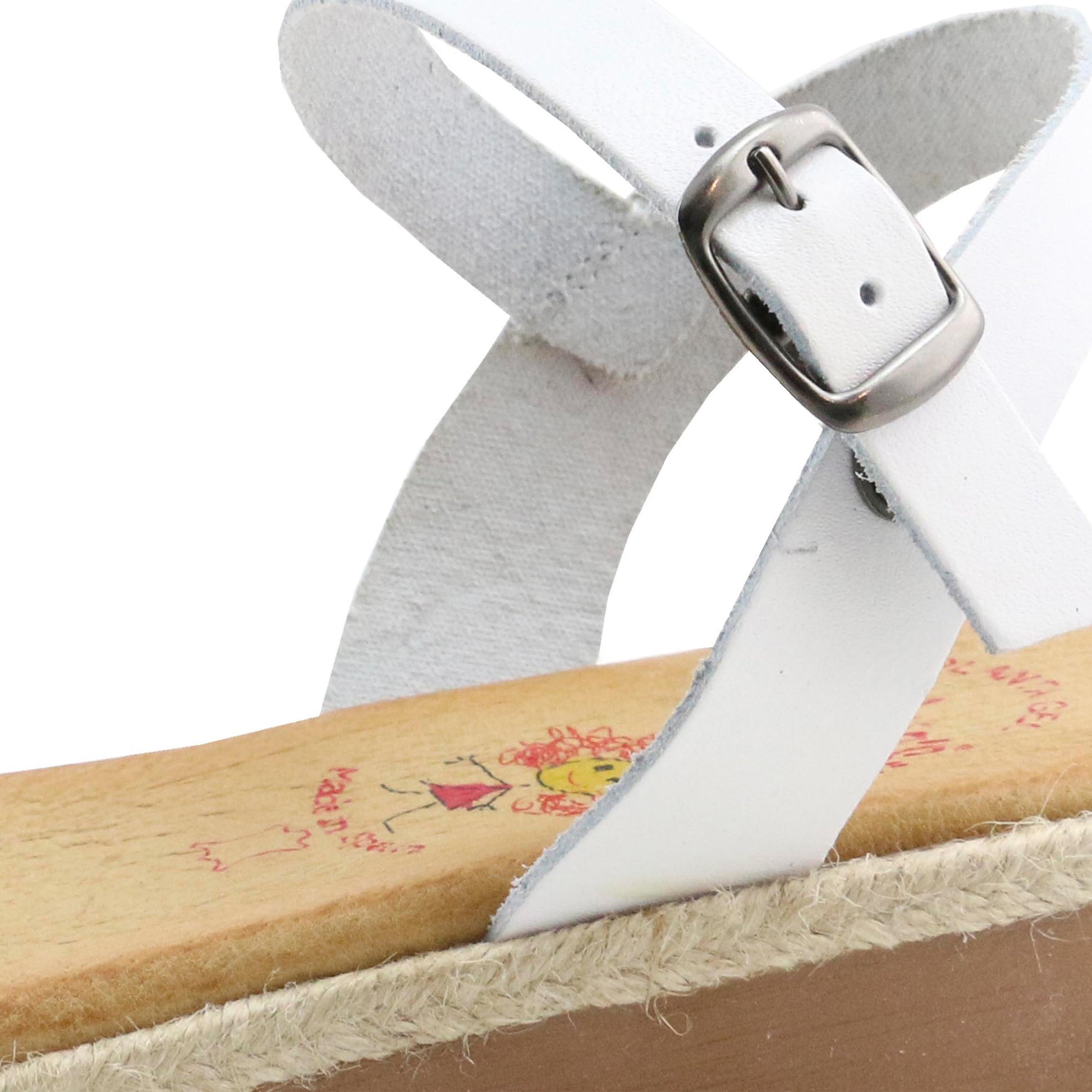 Sandalia plana blanco con hebilla 3416 de Jeromín - 3416-30-5.jpg