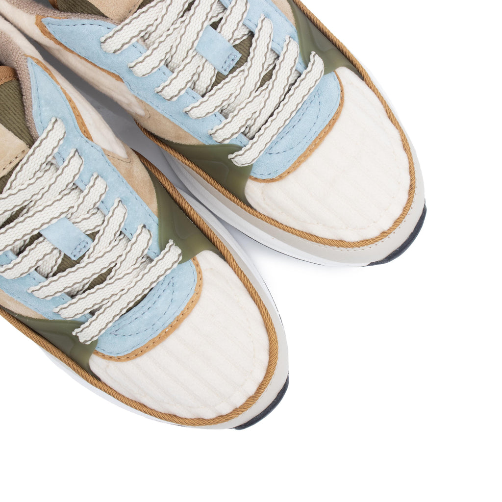 Deportiva beige/celeste/verde con cordón SANPIETRO Hoff - SANPIETRO-477-6.jpg