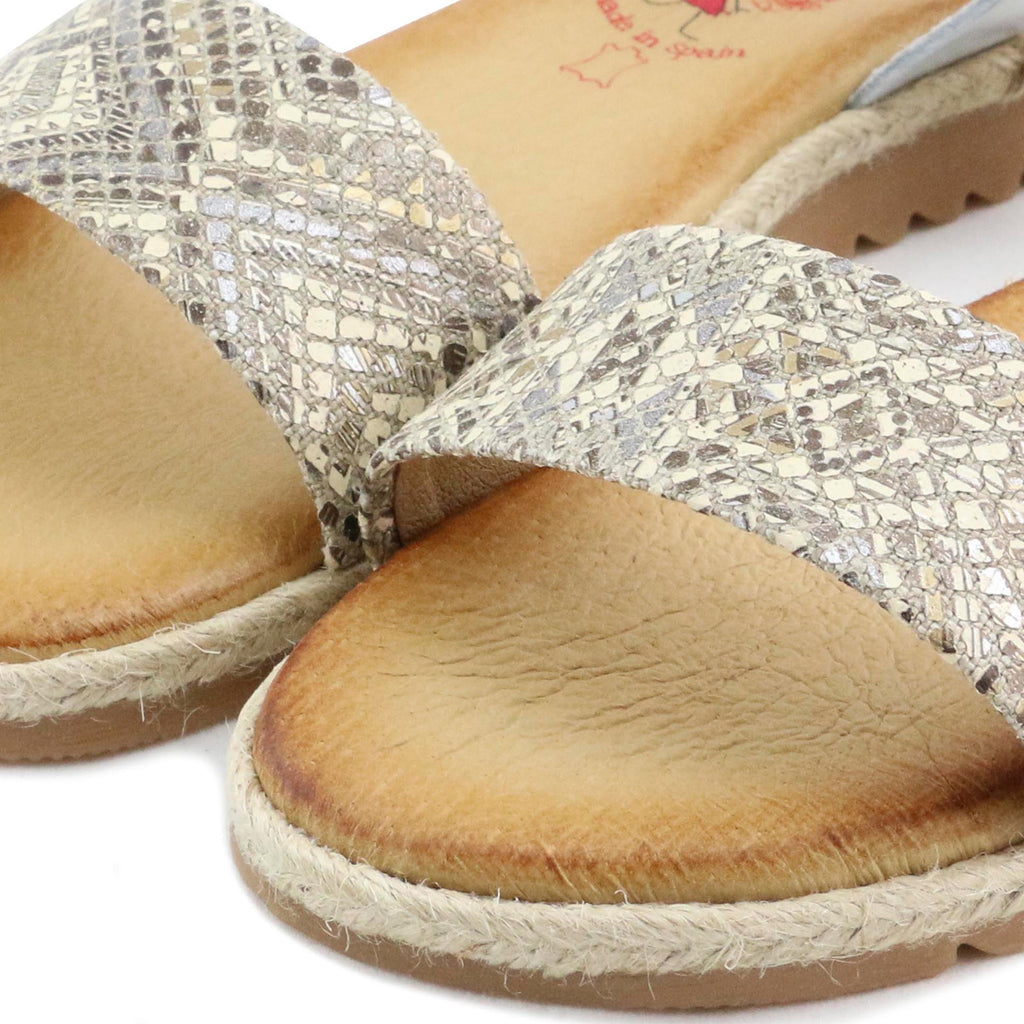 Sandalia plana plateado con hebilla 3416 de Jeromín - 3416-45-6.jpg