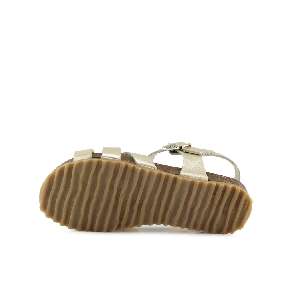 Sandalia plana dorado con hebilla 11506 de Pepa & Cris - 11506-48-4.jpg