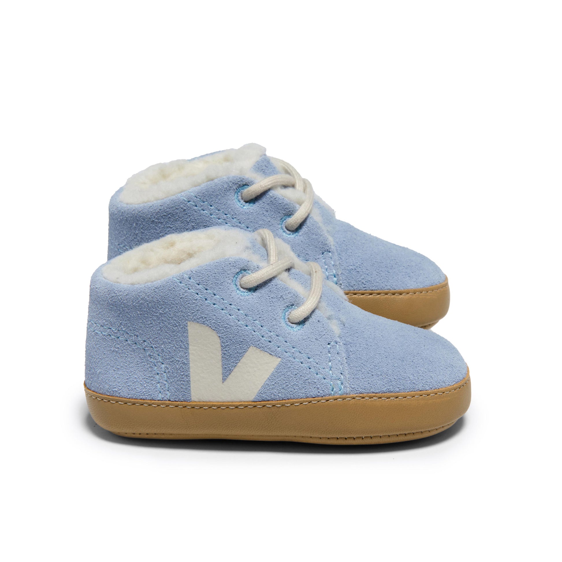 Bota celeste con cordón BABYSUEDE de Veja - BABYSUEDE-8-4.jpg