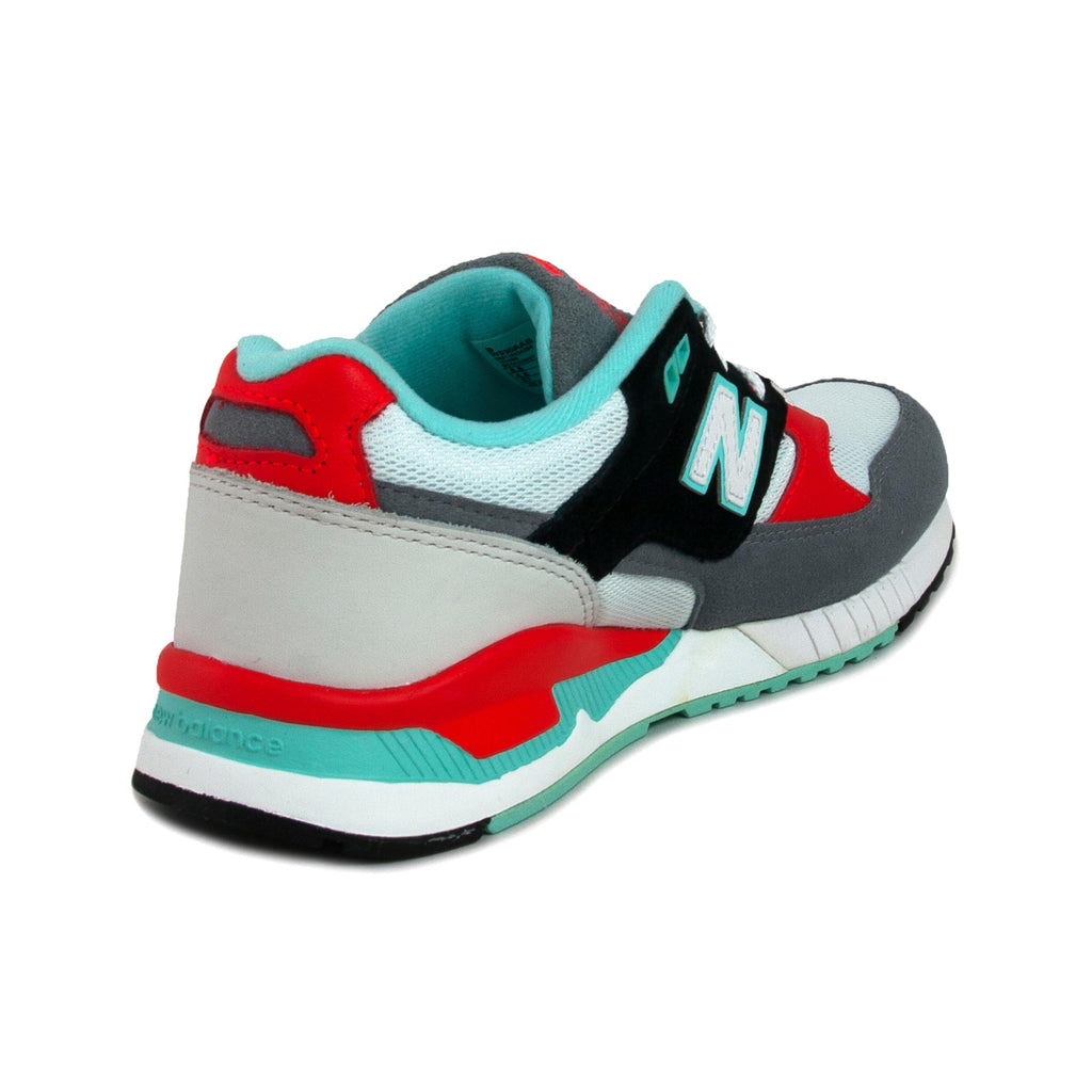 Deportiva blanco con cordón W530 de New Balance - W530-30GRISROJOVERDE-3.jpg