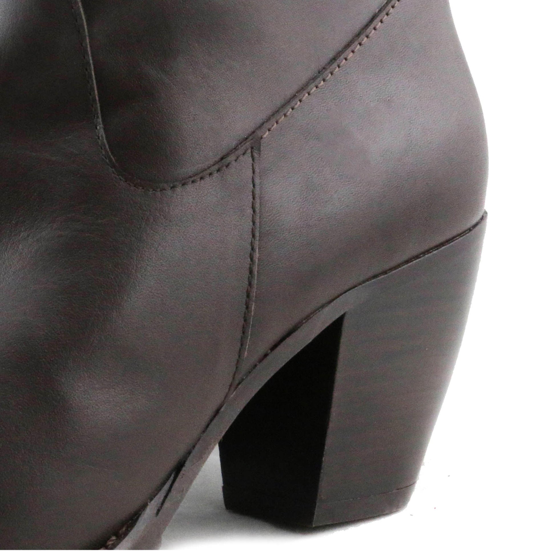 Botín con tacón marrón con cremallera 1452 de Joni - 1452-12-6.jpg