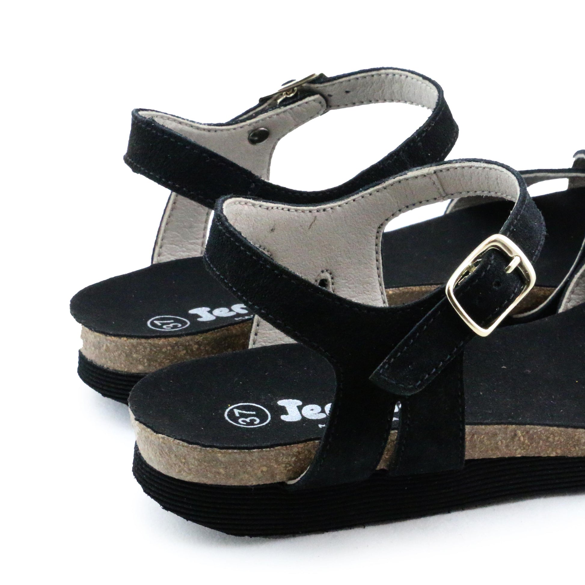 Sandalia plana ante negro con hebilla ZINCRU Jeromín - ZINCRU-31-6.jpg