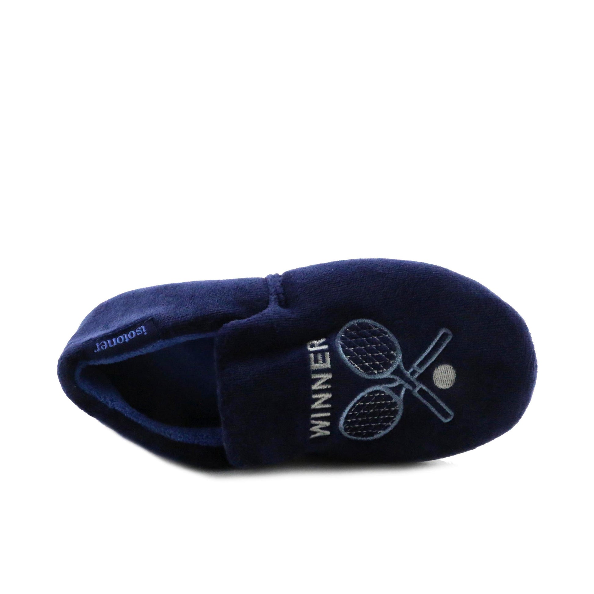 Zapatilla para casa cerrada azul 99376 de Isotoner - 99376-7-5.jpg