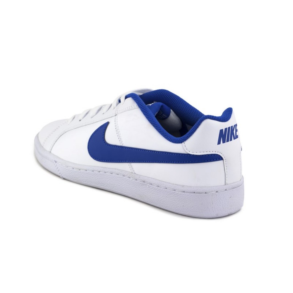 Deportiva blanca y azulón con cordón Nike