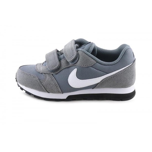 Deportiva gris con símbolo gris claro con velcro Nike Runner