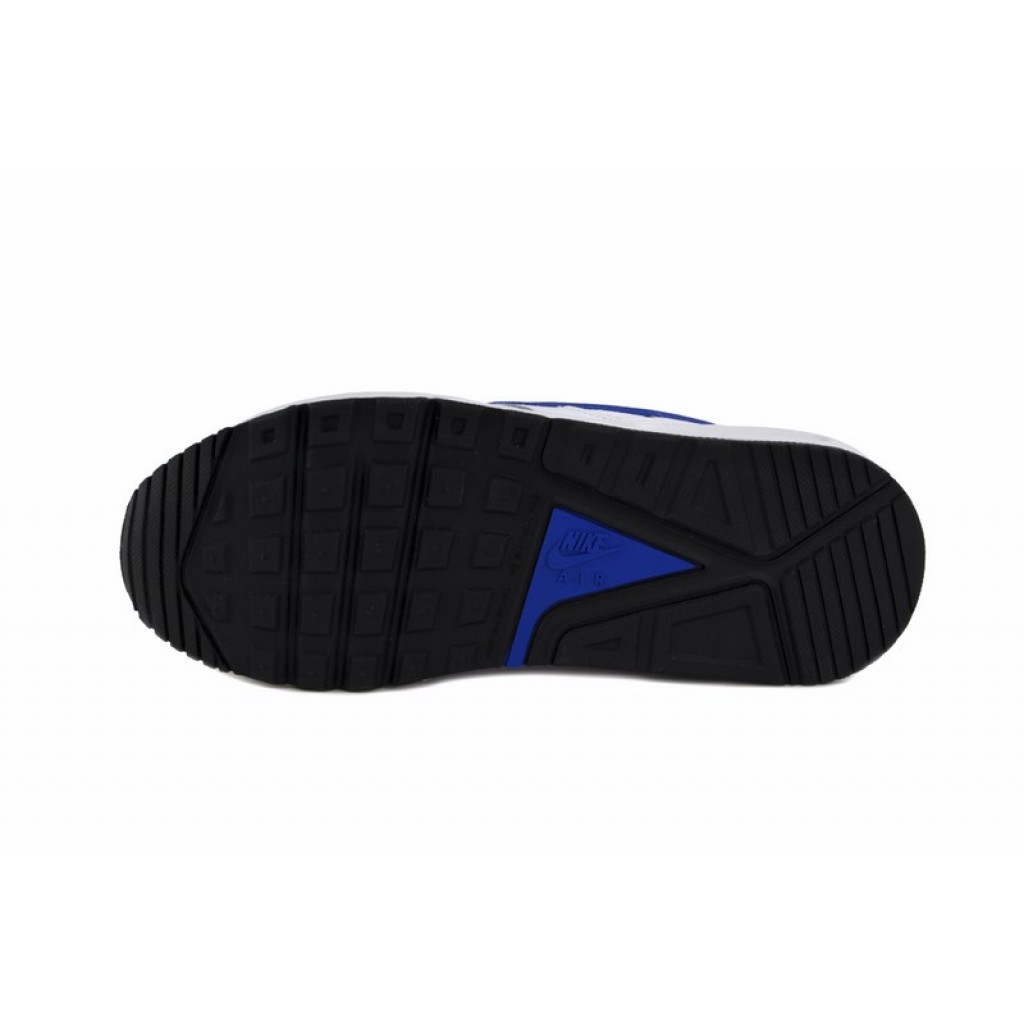 Deportiva blanca con símbolo azul Nike Airmax