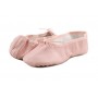 Zapatilla ballet de media punta en piel rosa Valeball para Jeromín