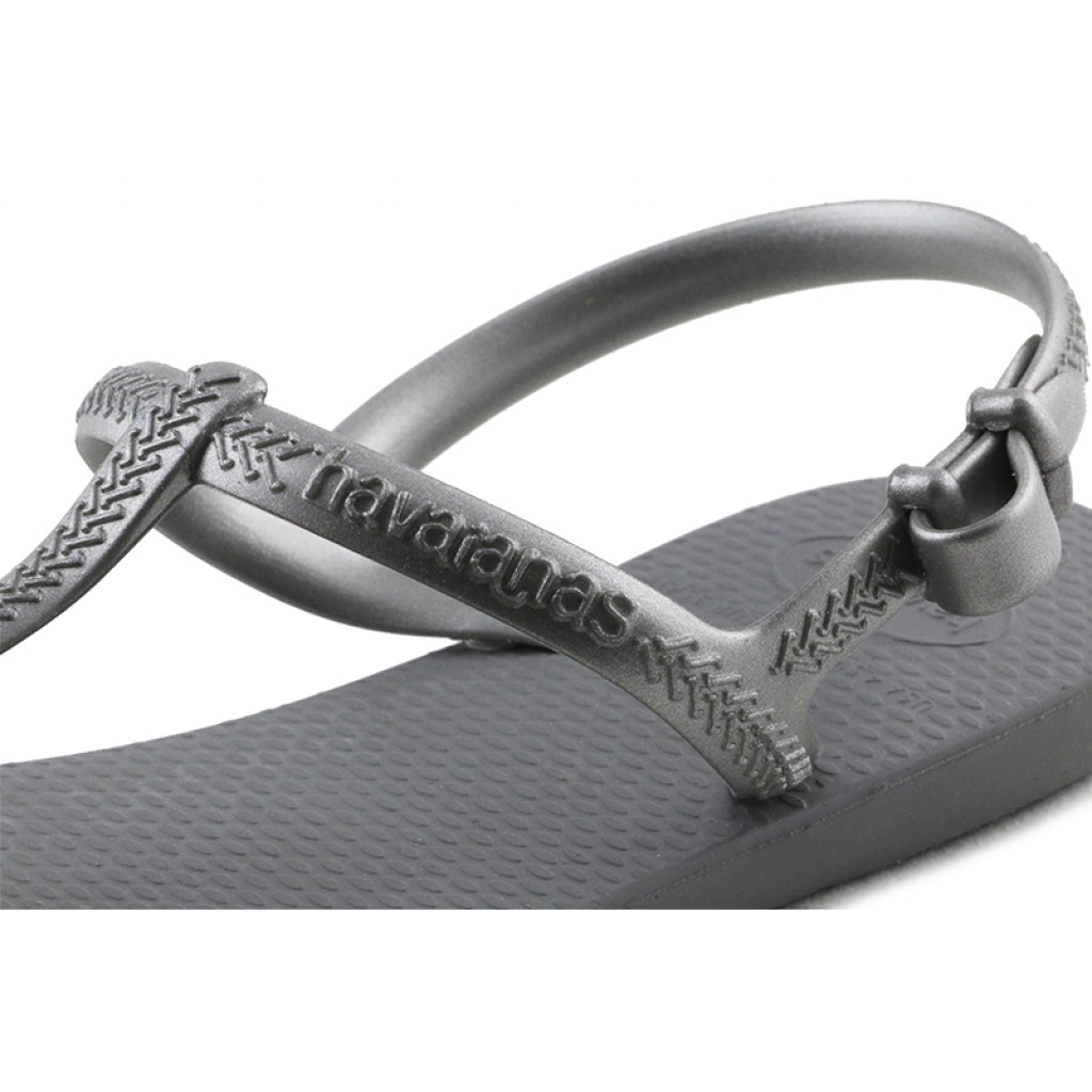 Sandalia gris con pulsera Havaiana