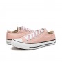 Zapatilla de lona rosa claro y suela blanca con cordón 9696 Converse