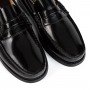 Mocasín piel brillante negro 9300 Benson Shoes para Jeromín