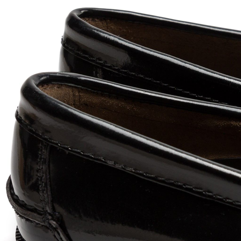 Mocasín piel brillante negro Benson Shoes para Jeromín