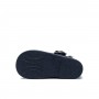 Lona sandalia azul con suela fina 102705 Victoria