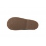 Sandalia piel marrón calada con hebilla Jeromín 