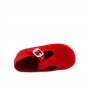 Sandalia lona roja con hebilla Vul-Ladi