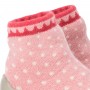 Zapatilla para casa calcetín perlas blanca/rosa Collegien