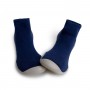 Zapatilla para casa calcetín liso azul Collegien