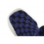 Zapatilla para casa calcetin con cuadros negros y azules Collegien 