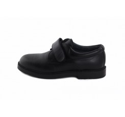 Zapato velcro piel negro 131 Pepa&Cris