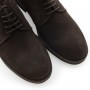 Zapato de ante marrón con cordón Pielsa