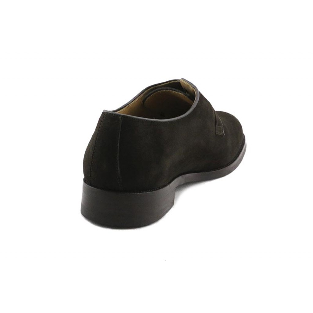 Zapato en ante marrón con cordón liso Gil´s clasic para Jeromin