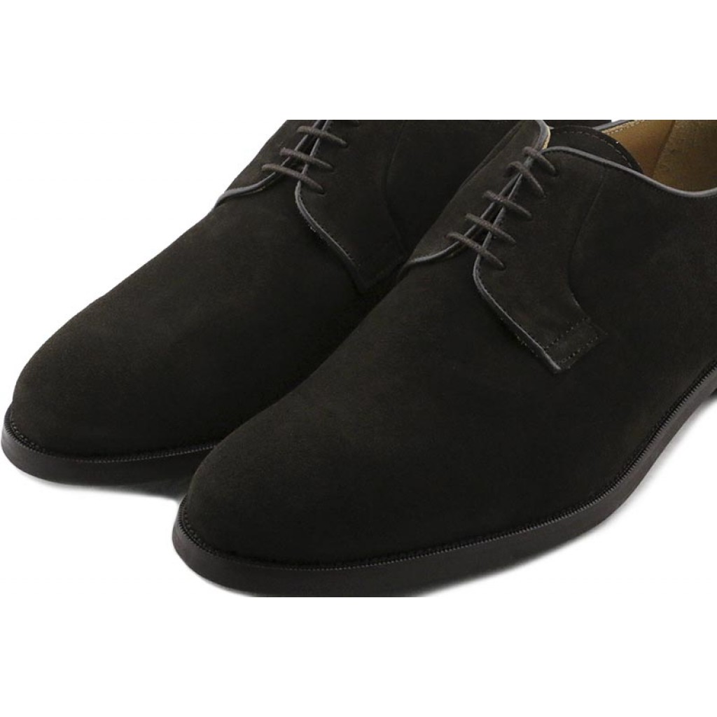 Zapato en ante marrón con cordón liso Gil´s clasic para Jeromin