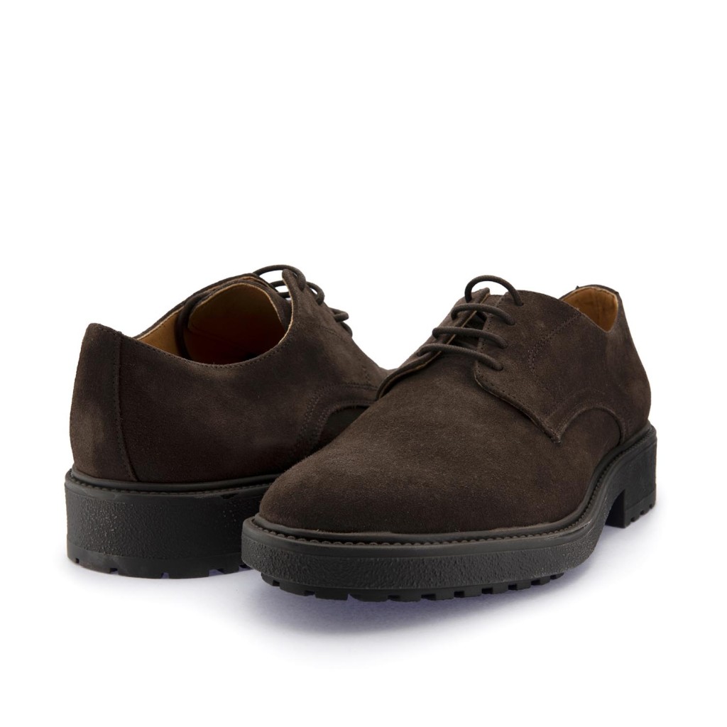 Zapato de cordón ante marrón 83649 de Benson Shoes para Pepa & Cris