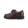 Zapato piel marrón velcro JERO500 Jeromín