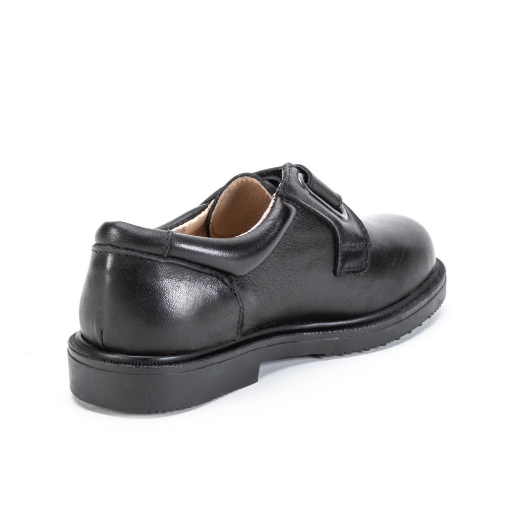 Zapato piel negro velcro JERO500 Jeromín
